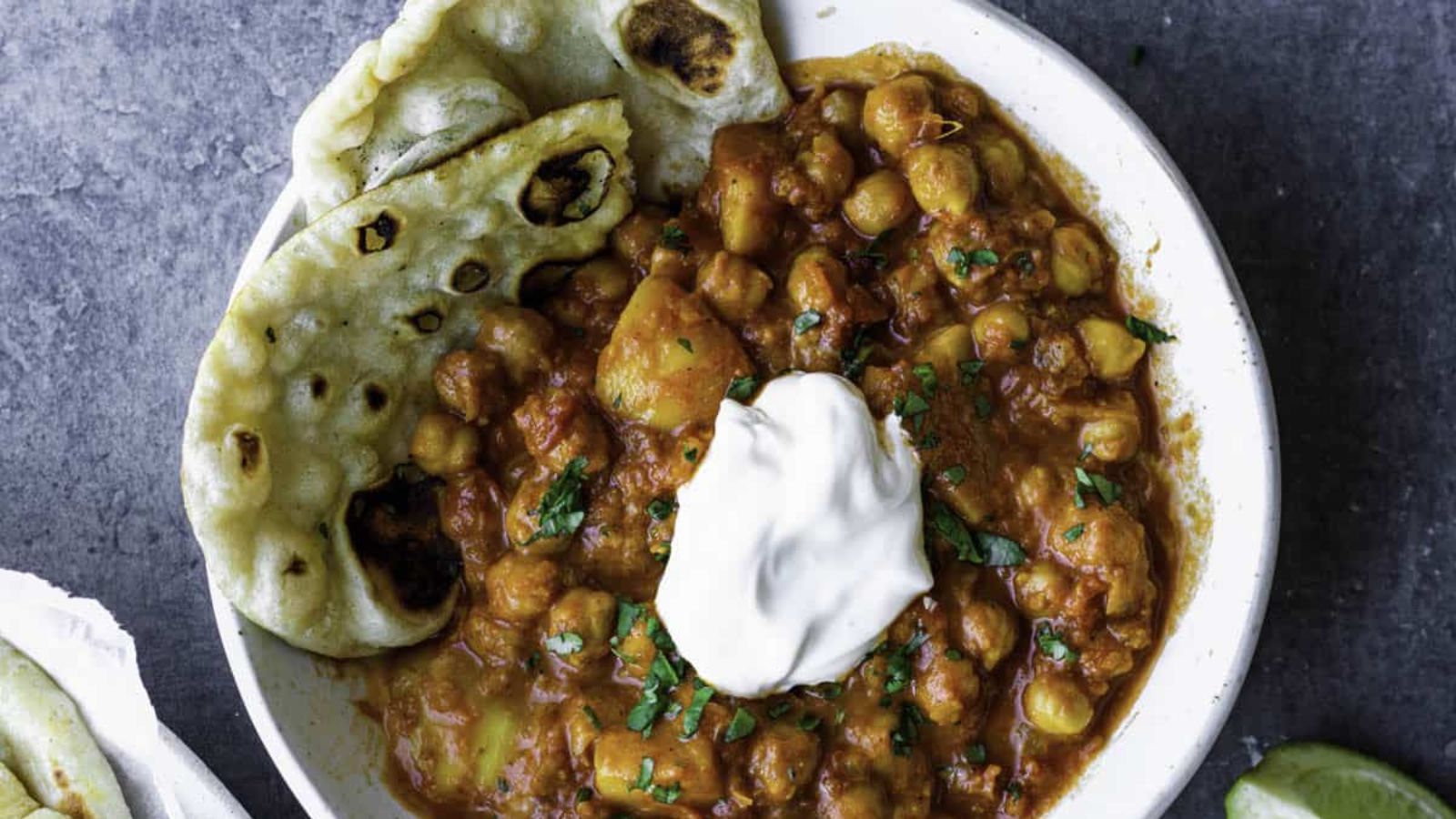 Naan without yogurt.