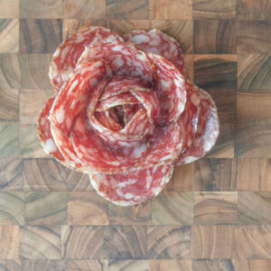 Lovely salami rose to add to charcuterie boards and grazing platters.