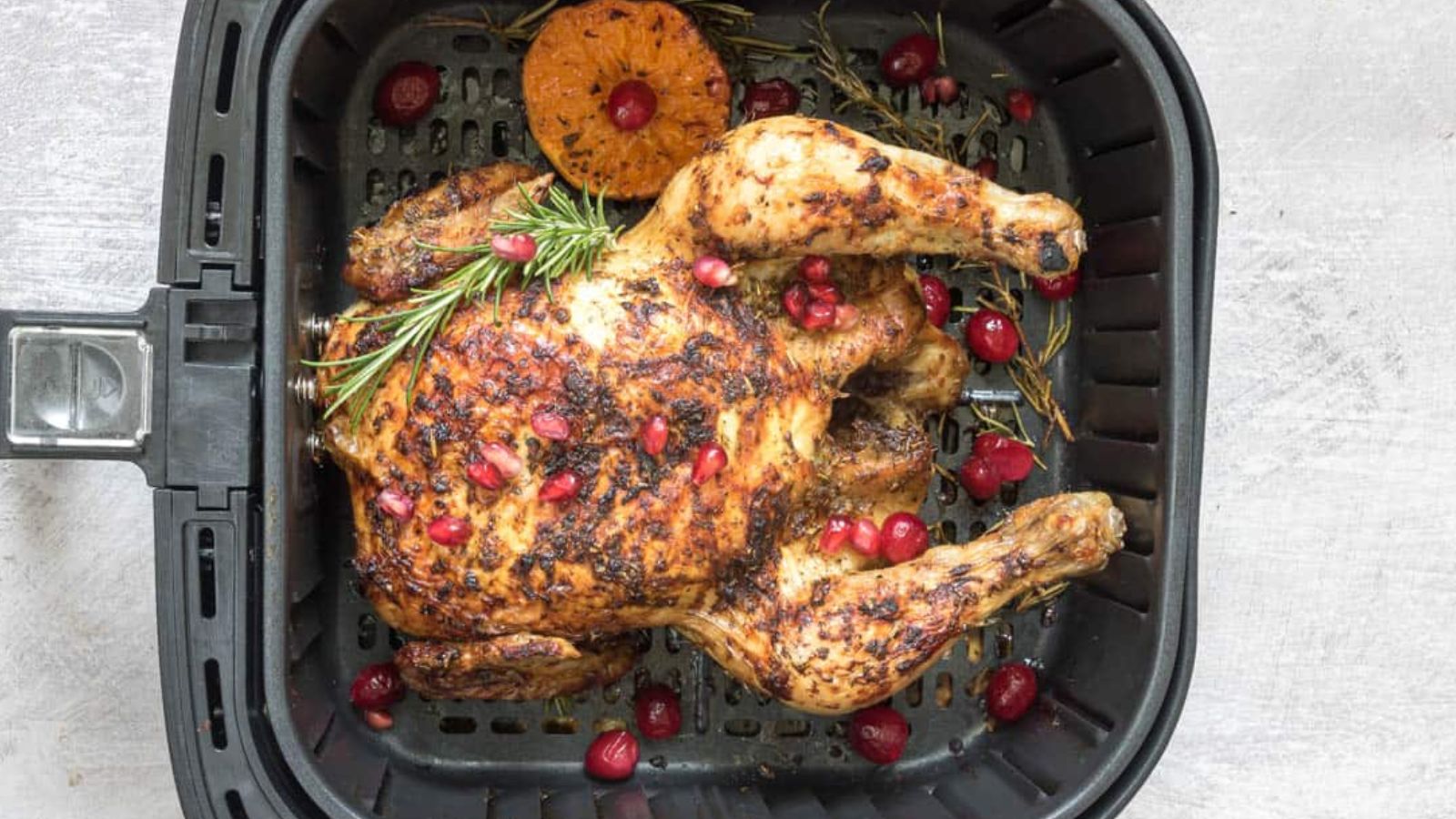 Chicken in air fryer.