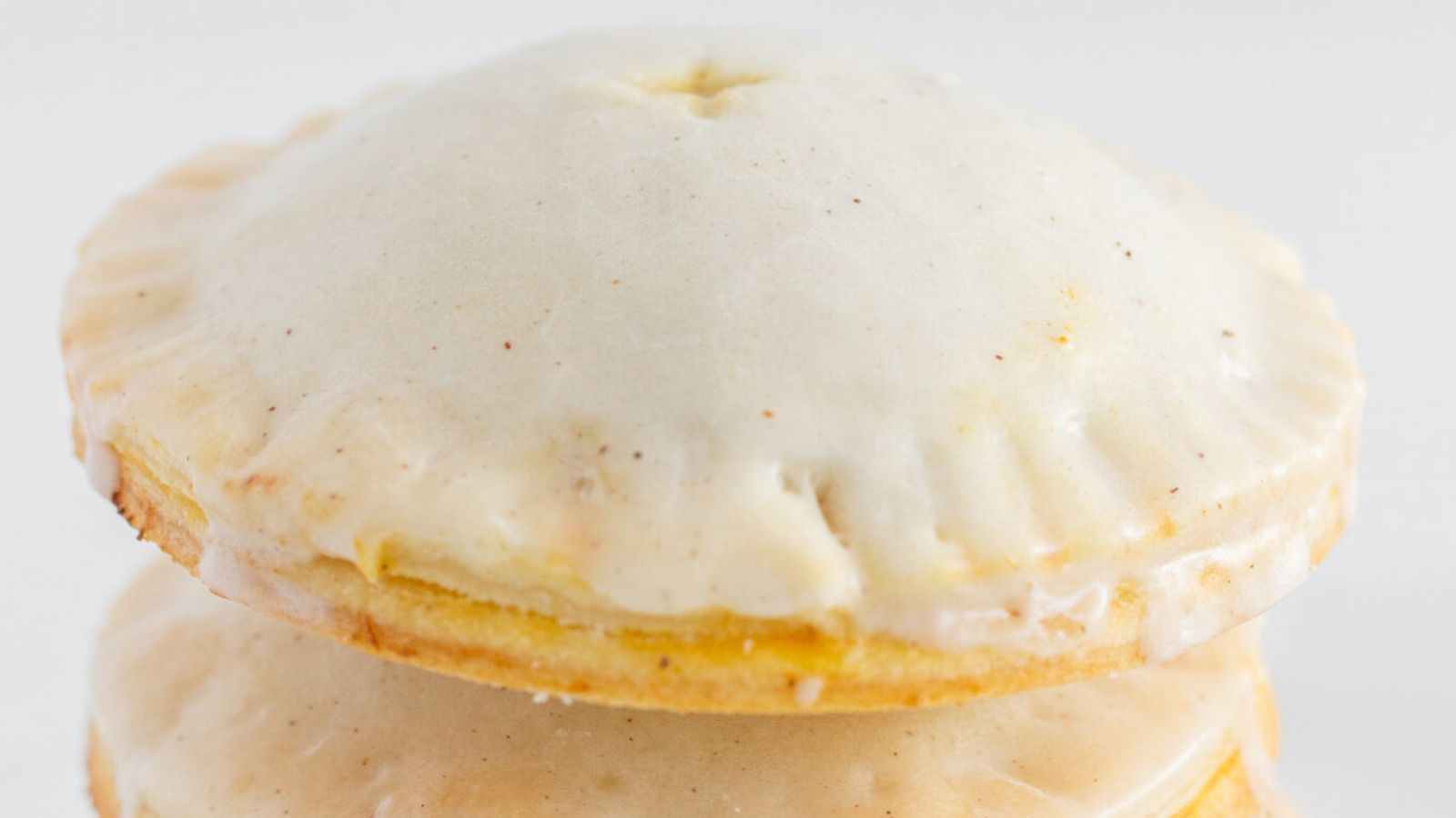 Pumpkin hand pies close up.
