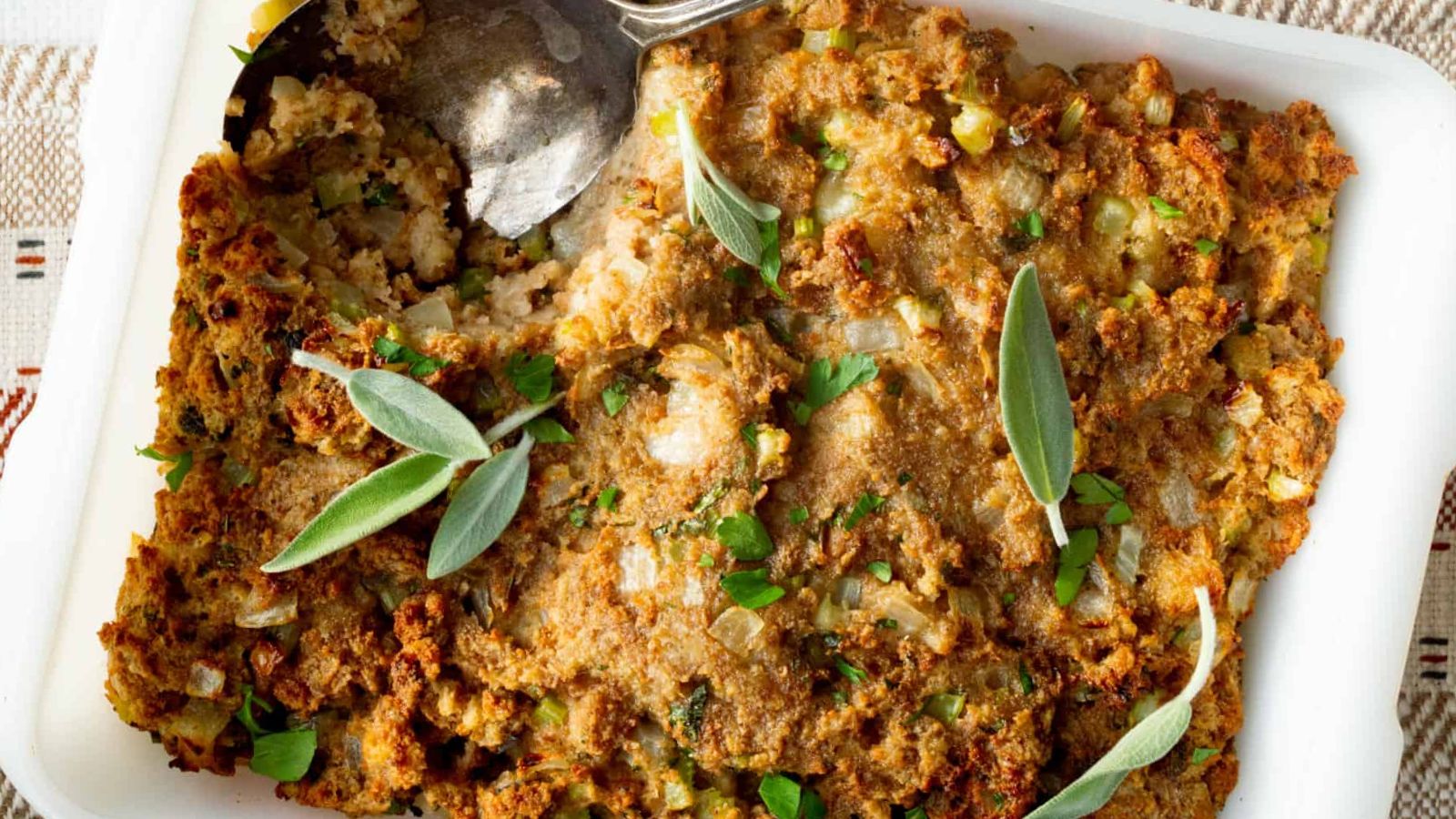 Southern dressing on a tray.