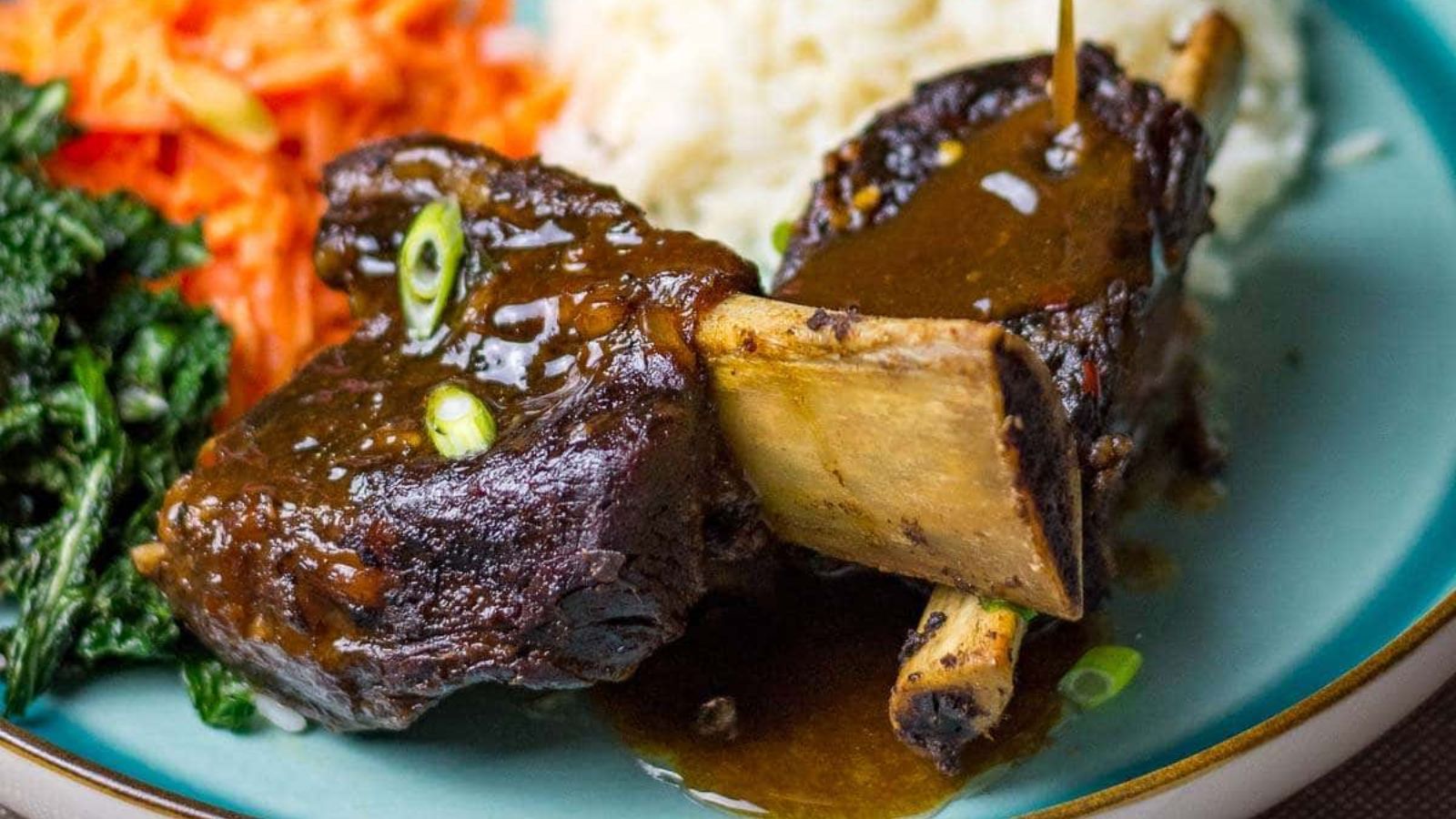 Short ribs on a plate.