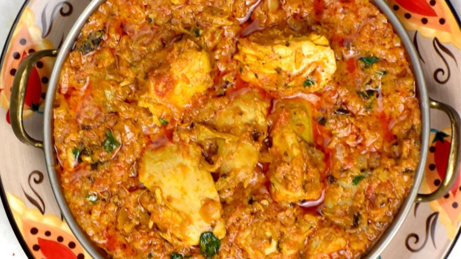 Turkey masala close up.