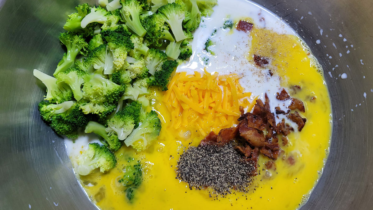 All ingredients in a large bowl.
