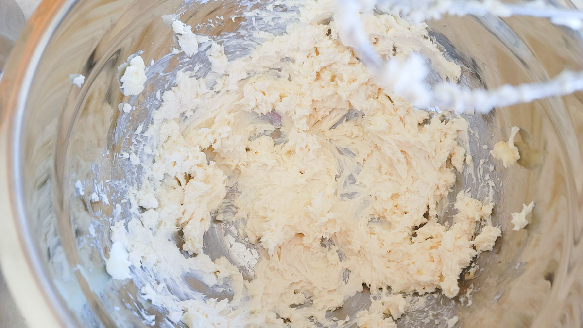Butter and cream cheese creamed together.