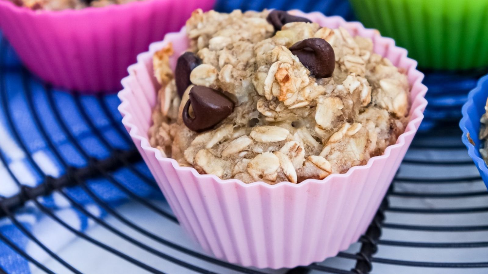 Baked oatmeal in cup.