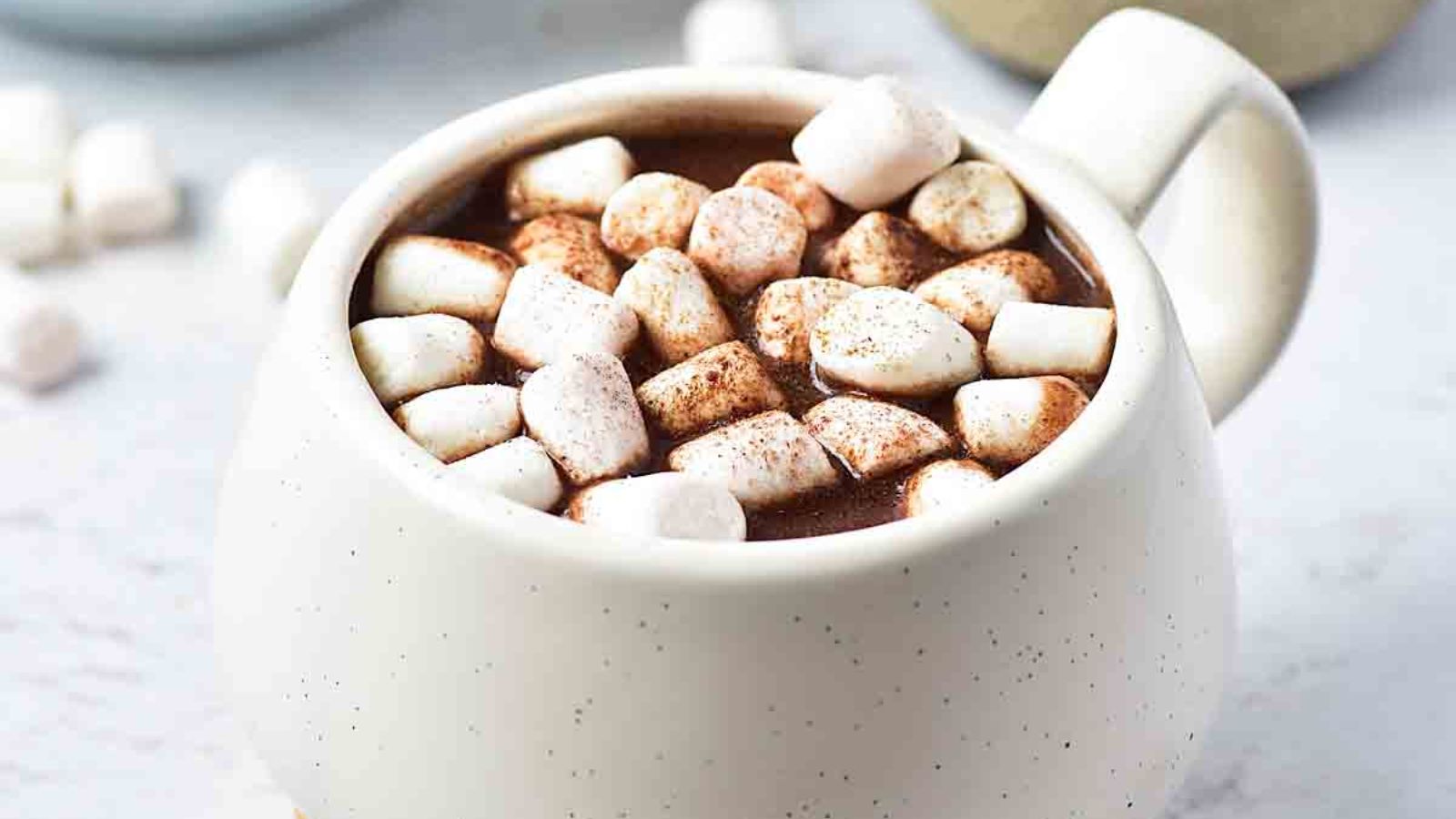 How chocolate with marshmallows.