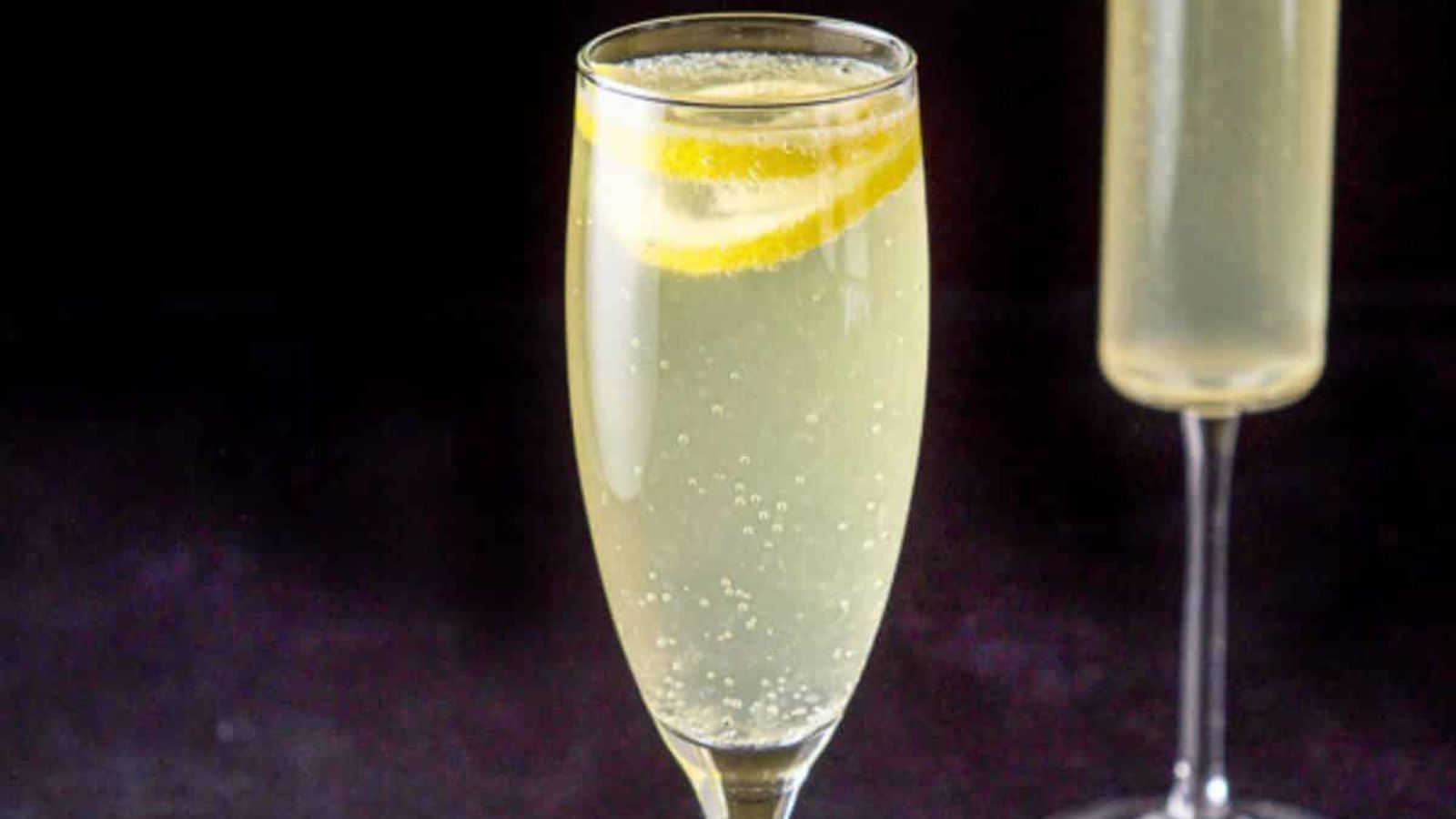 Cocktail in a glass.