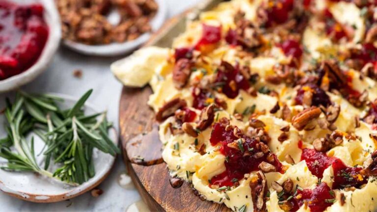 Butter board close up.
