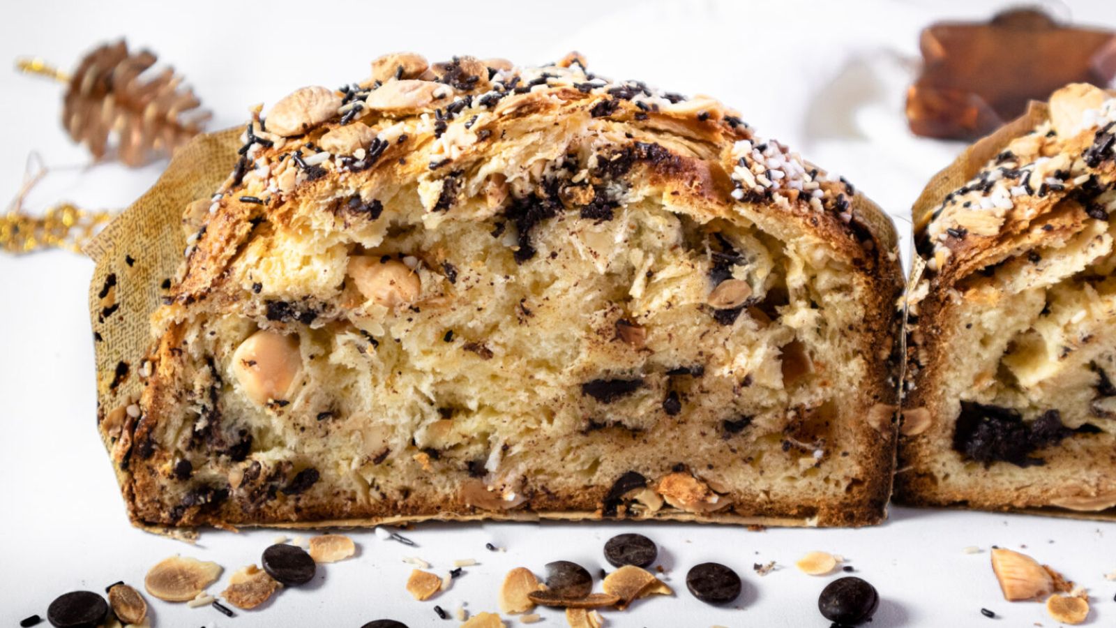 Chocolate chip with nuts.