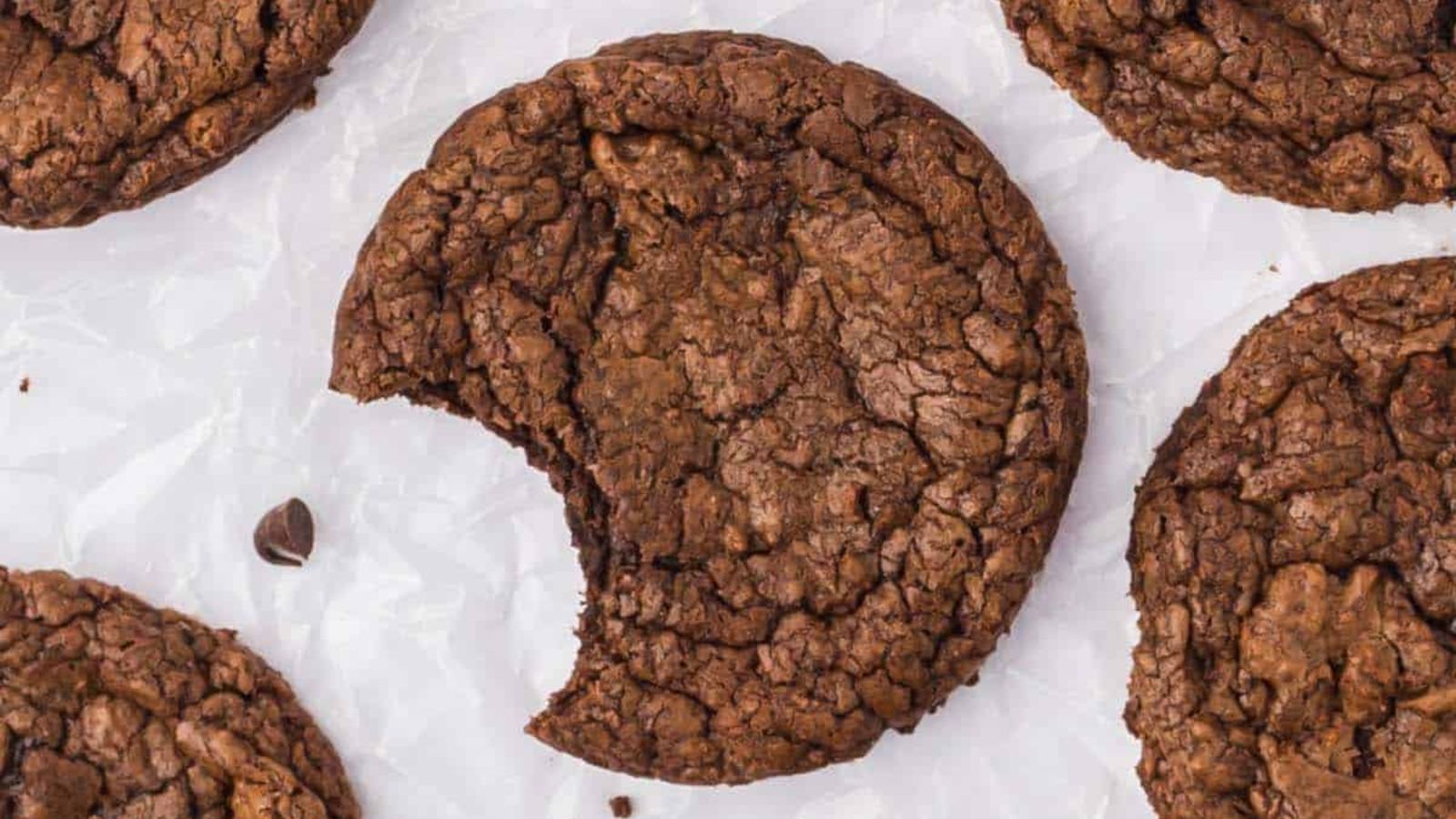 Fudgy brownie cookies with bite.