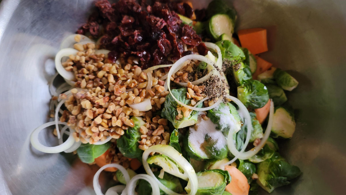 All ingredients in a large bowl.