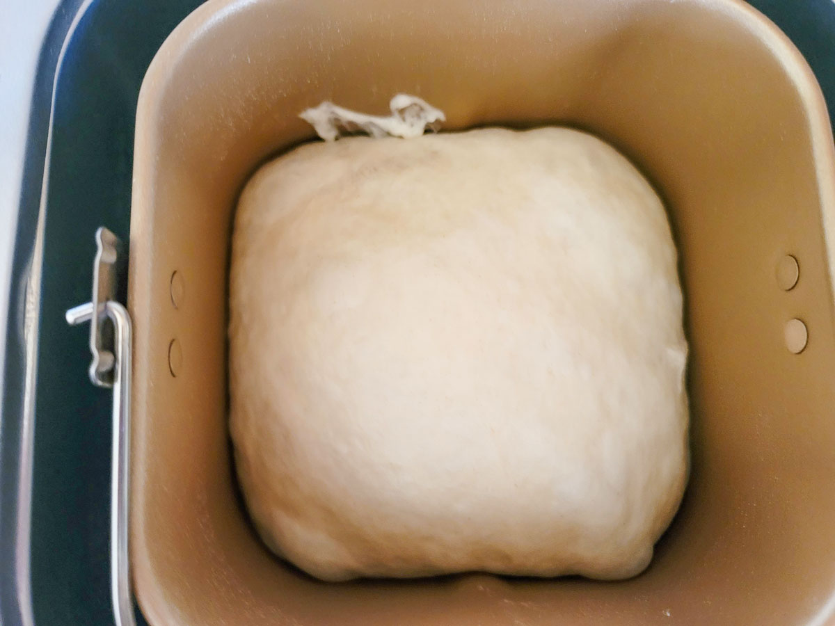 Finished dough after kneading and rising.