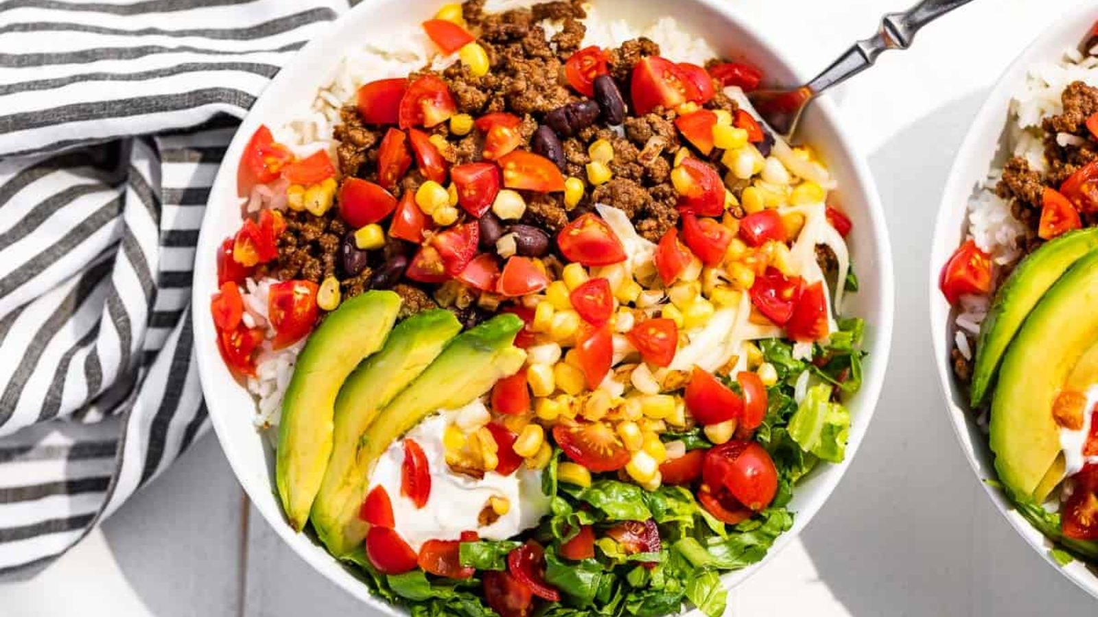 A taco bowl.