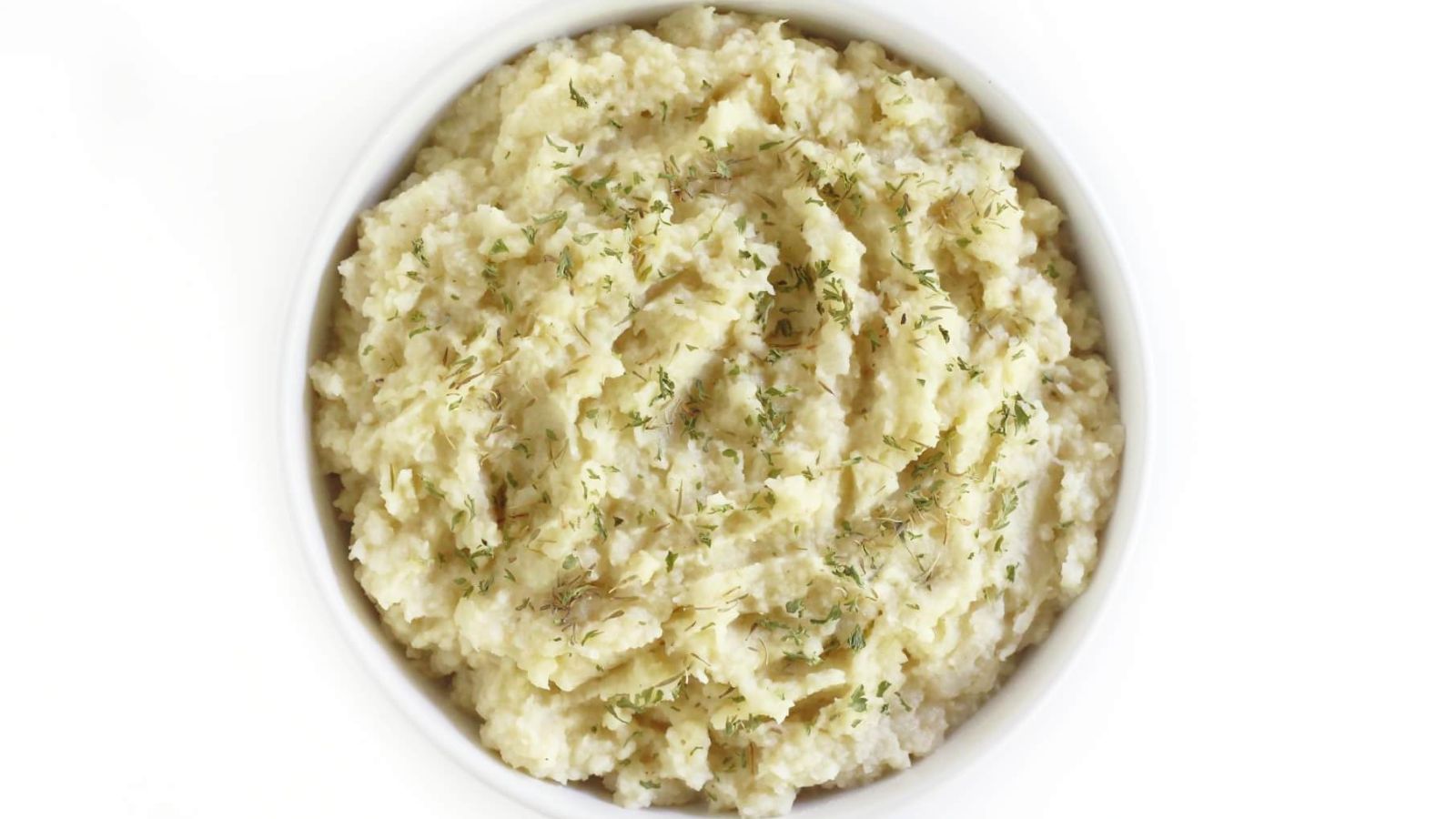 Mashed celery in a bowl.