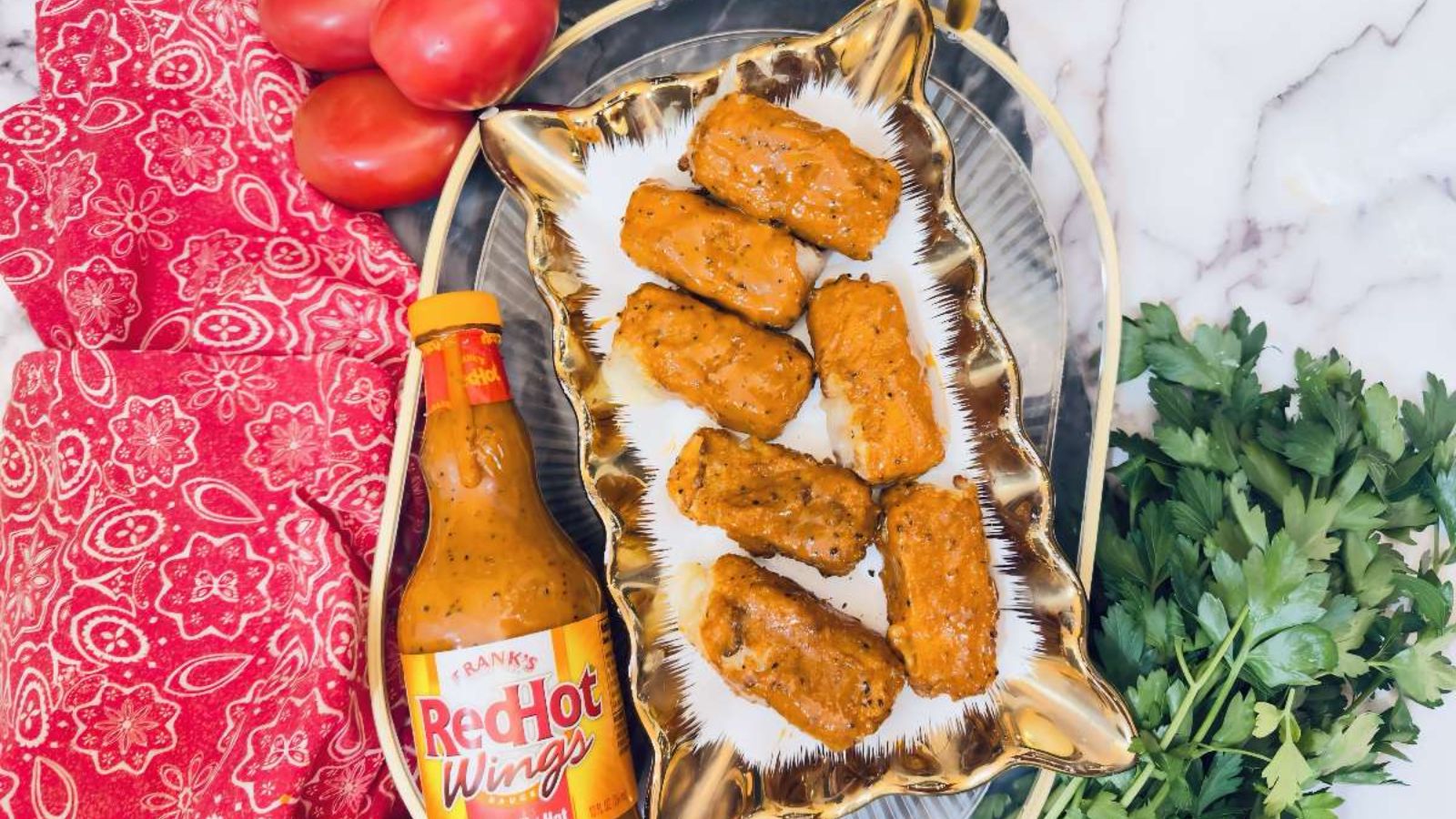 Mozzarella sticks on a plate.