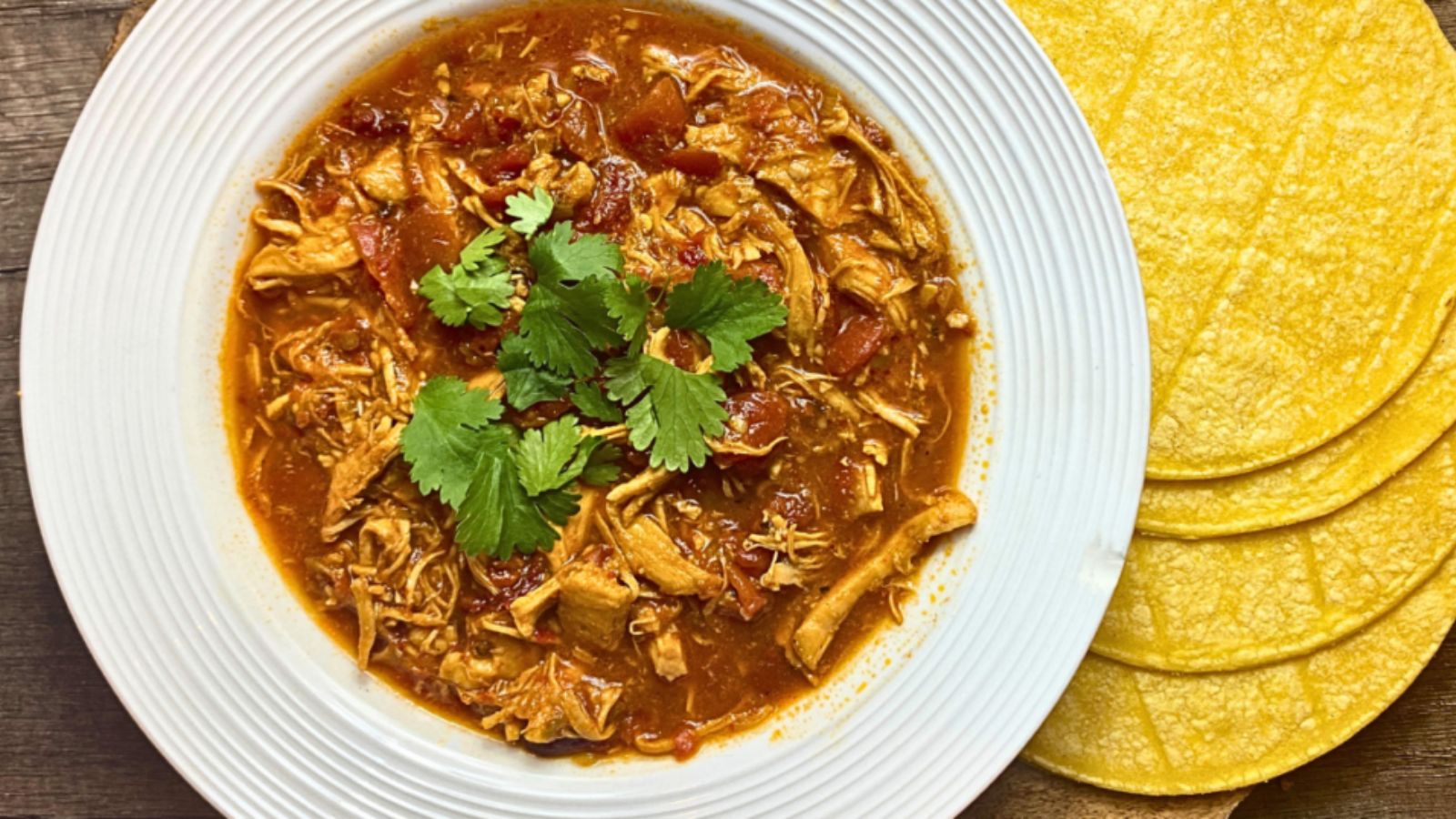 Chipotle chicken on a plate.