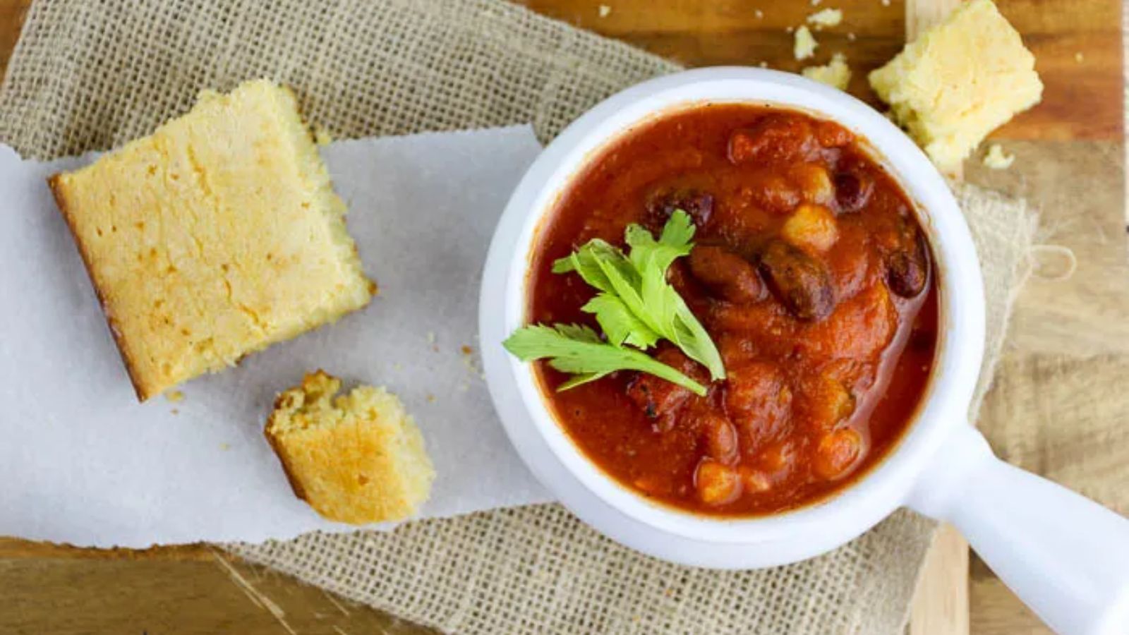 A bowl of pumpkin posole.