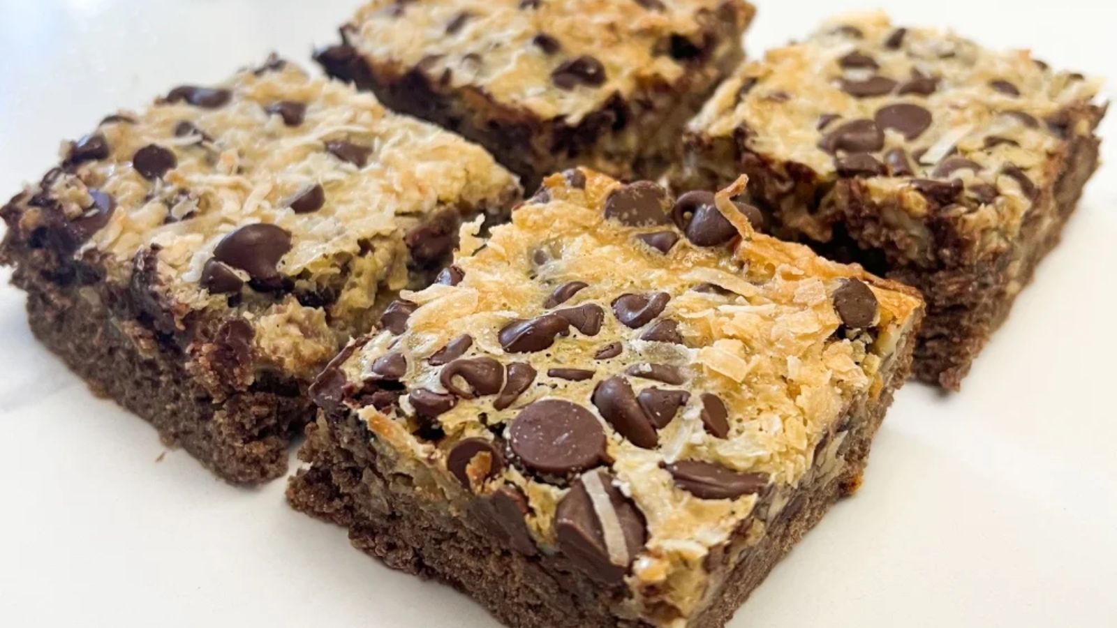 Slices of chocolate bars.