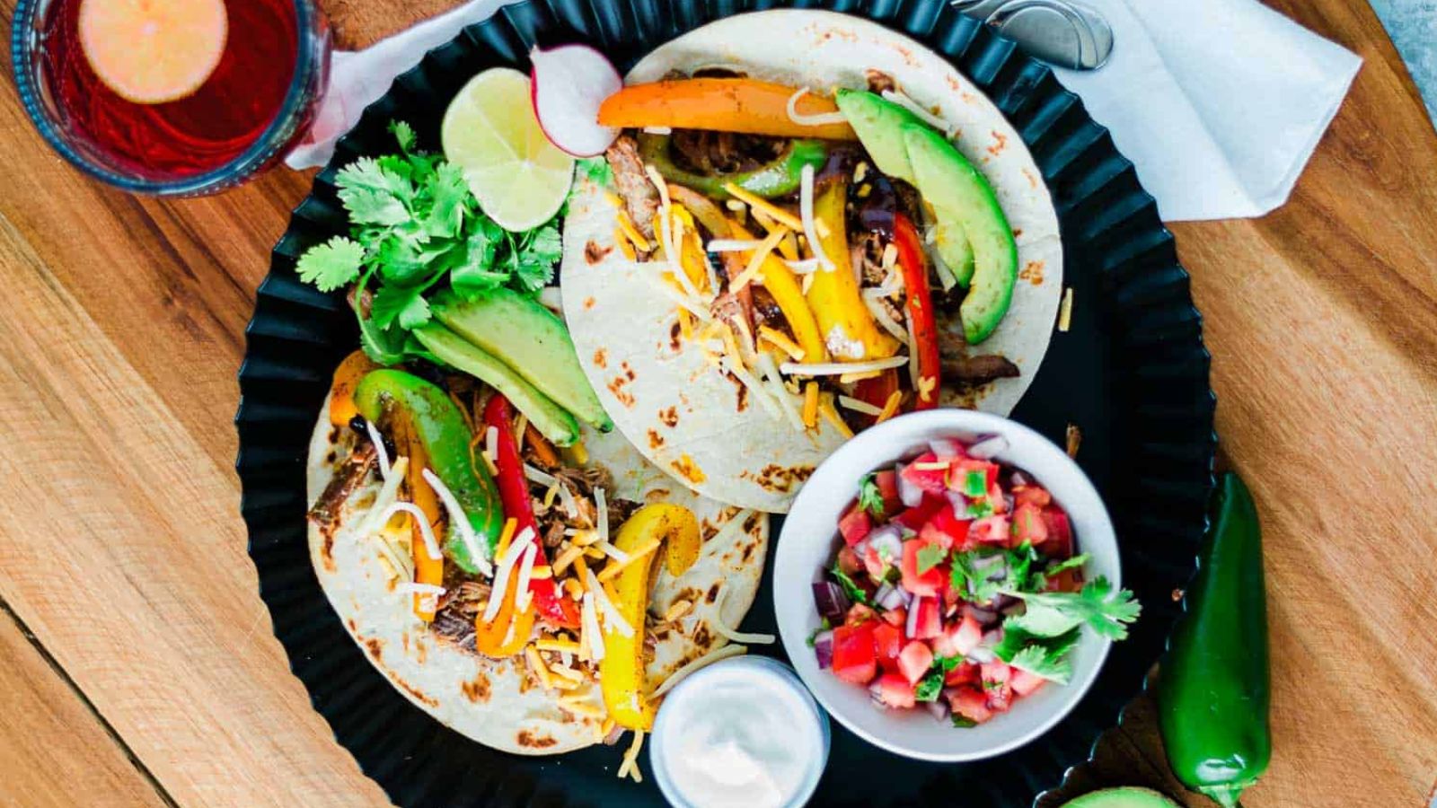 Pork carnitas on a plate.