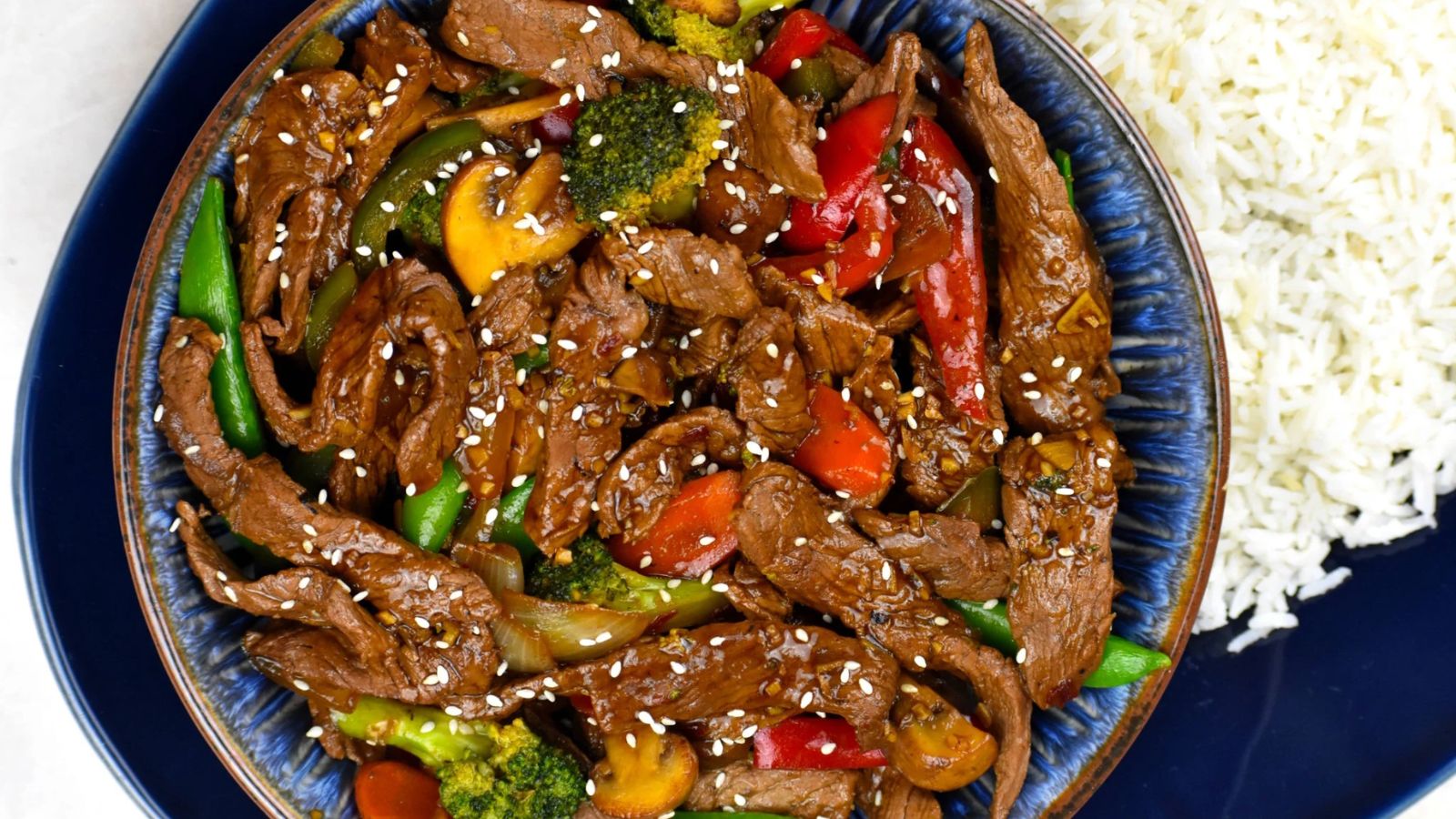 Steak on a plate.
