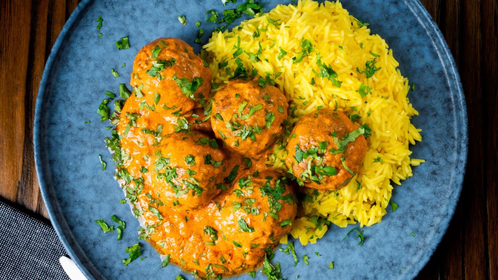 Venison meatballs on a plate.