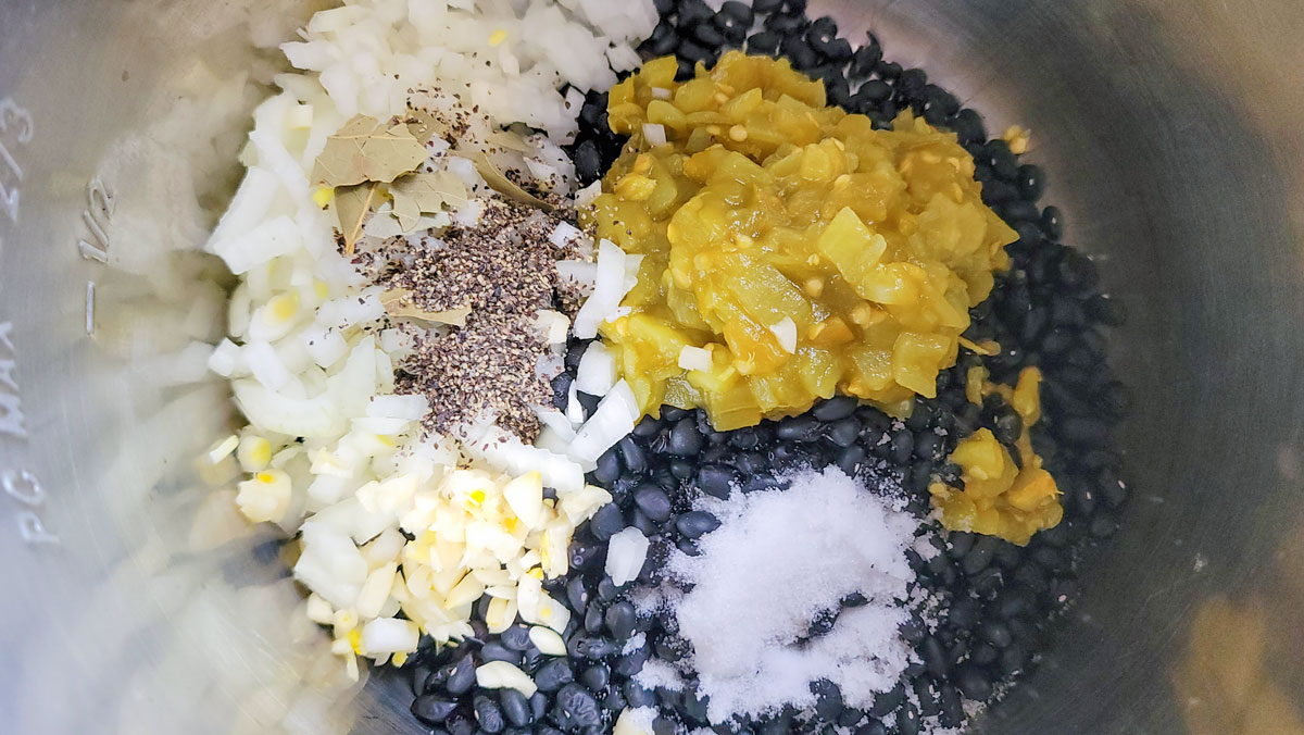 Remaining ingredients added to the instant pot.