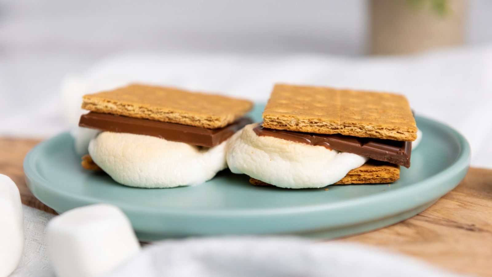 S'mores on a plate.