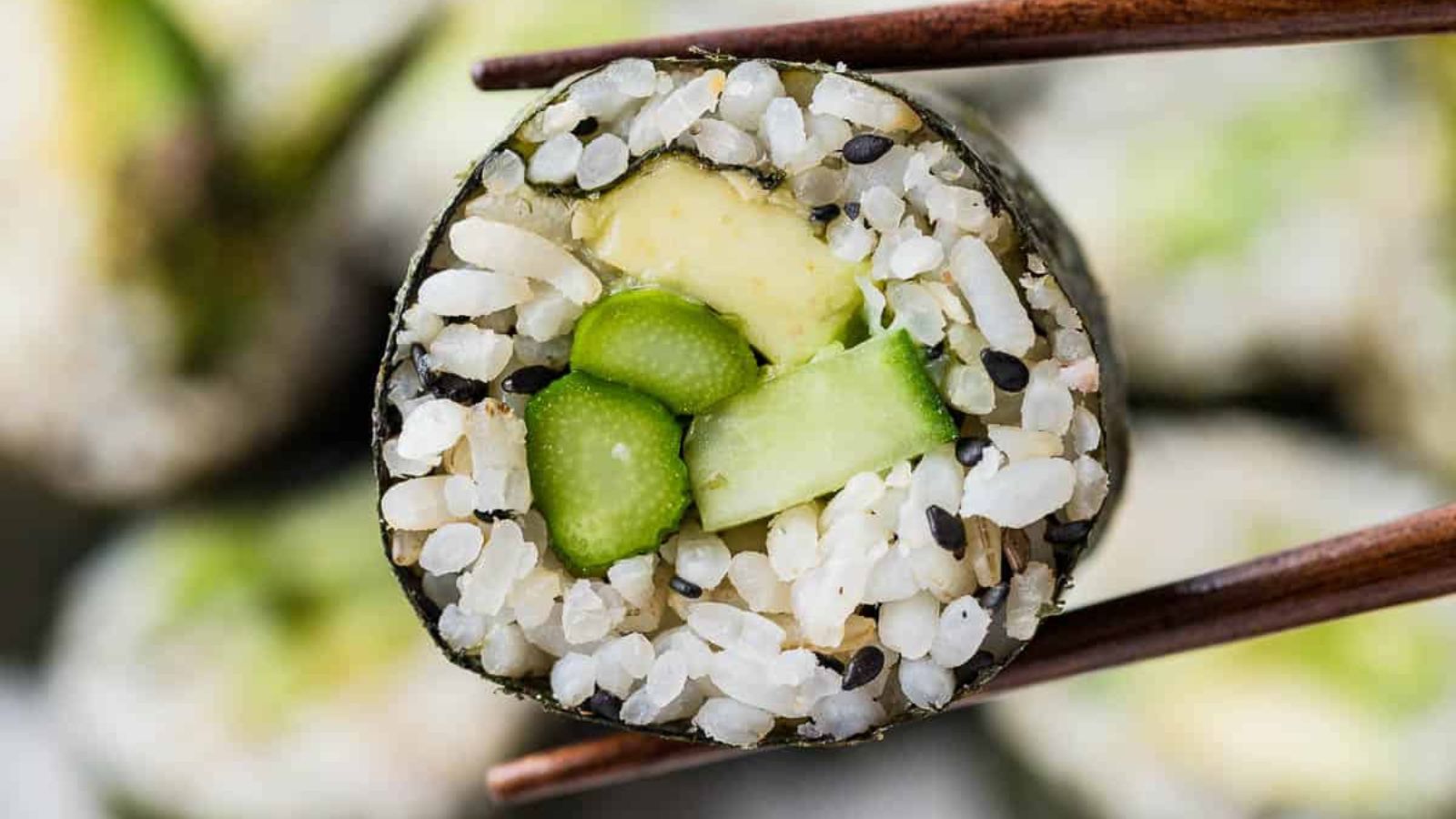 Sushi close up.