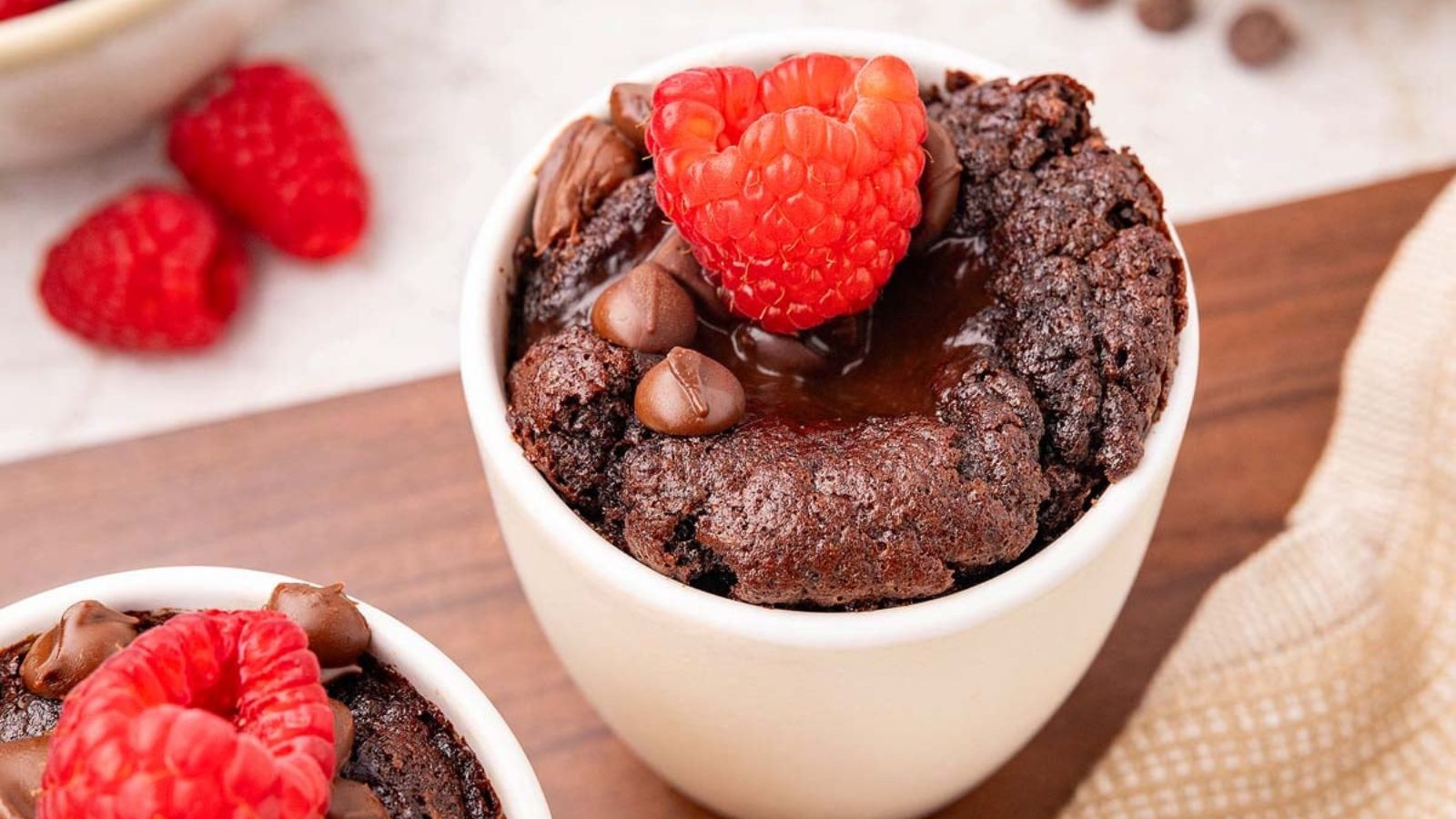 Mixed cake in a mug