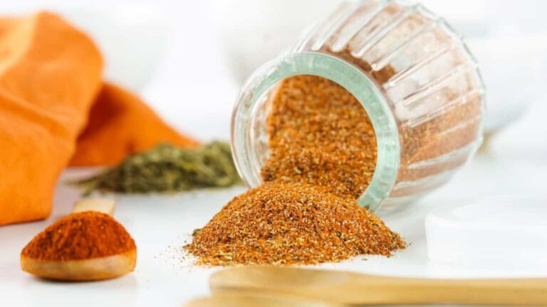 Blackening seasoning in jar.