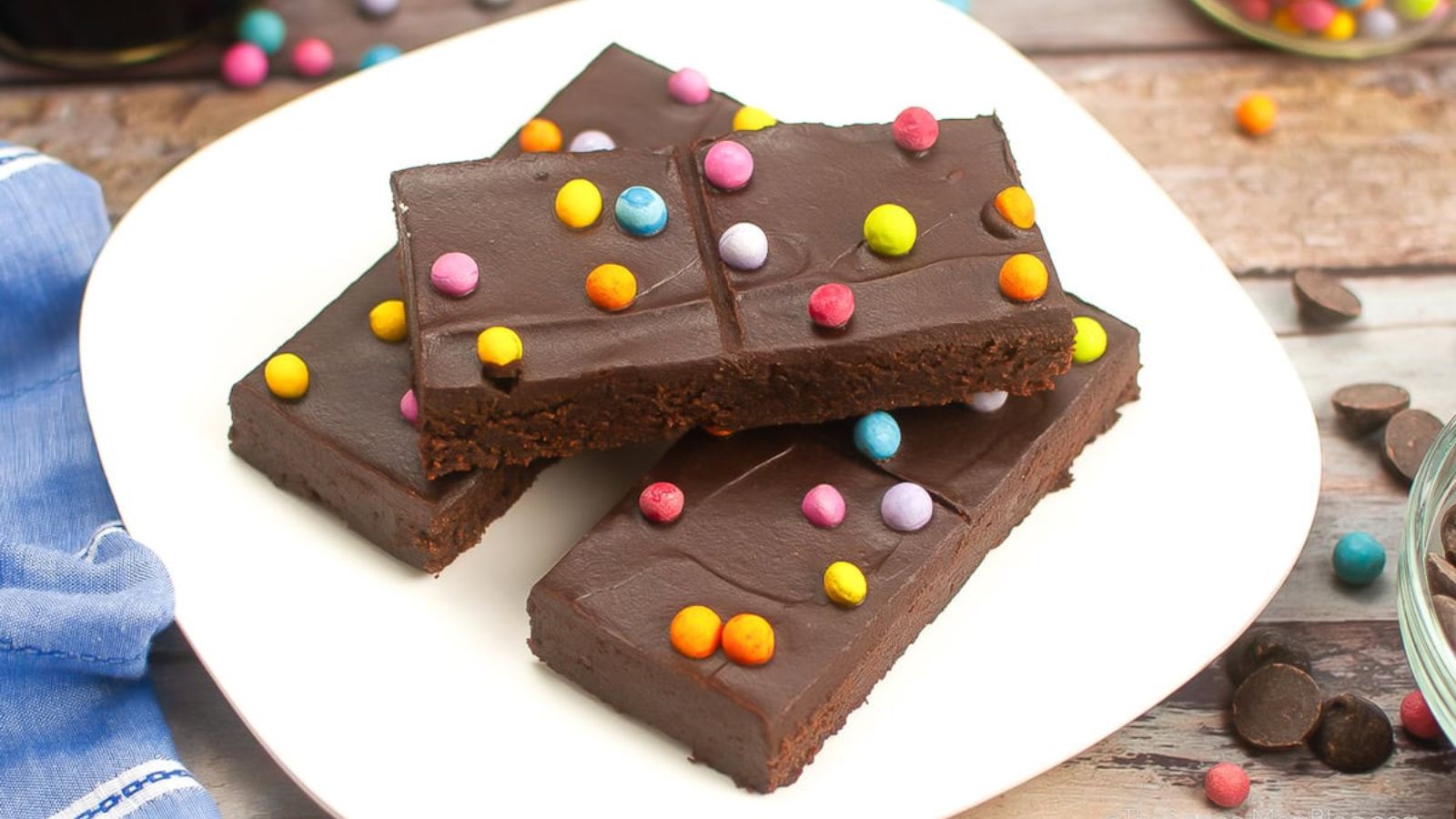 Cosmic brownies on a plate.