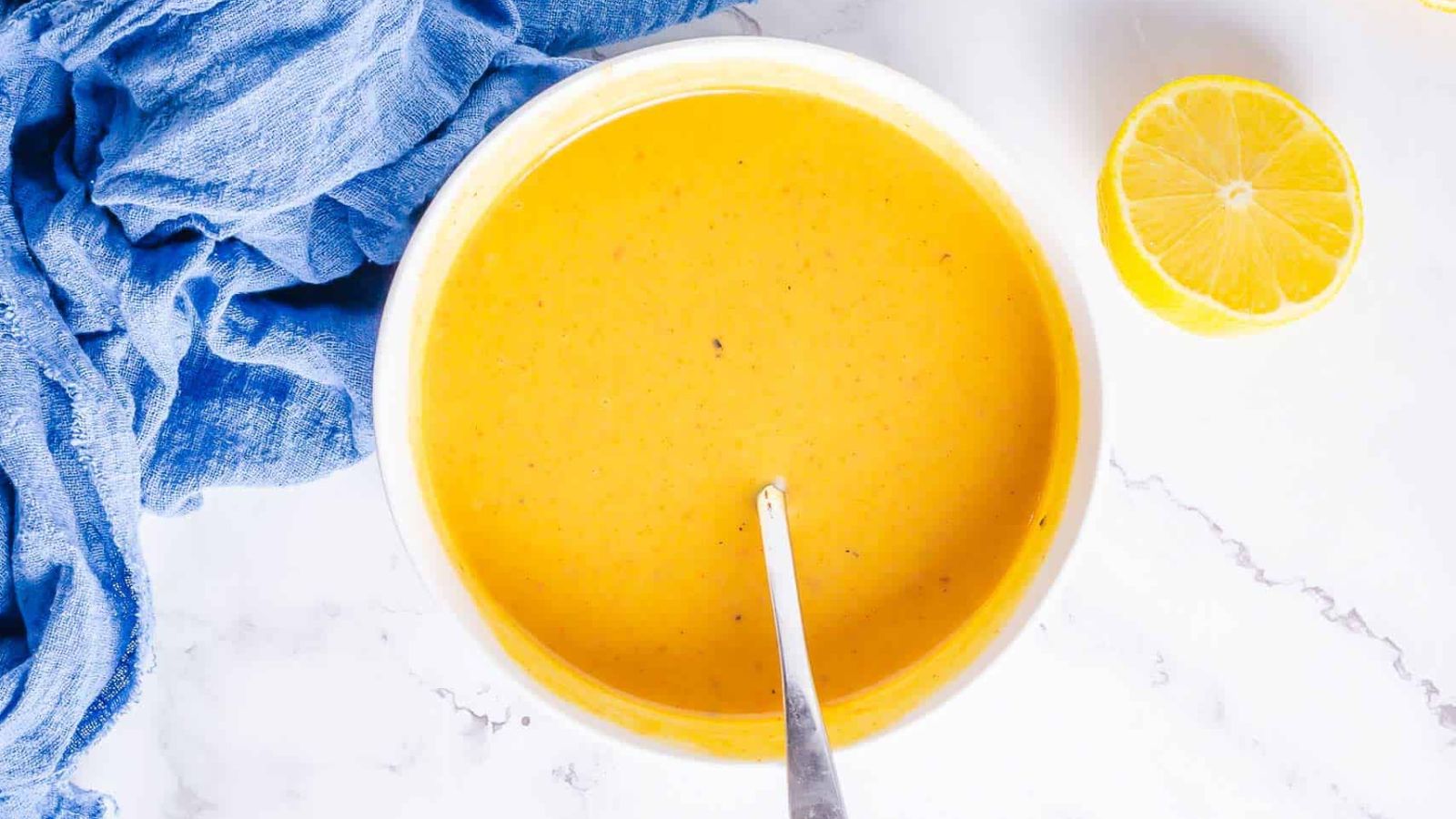 Honey mustard sauce in a jar.