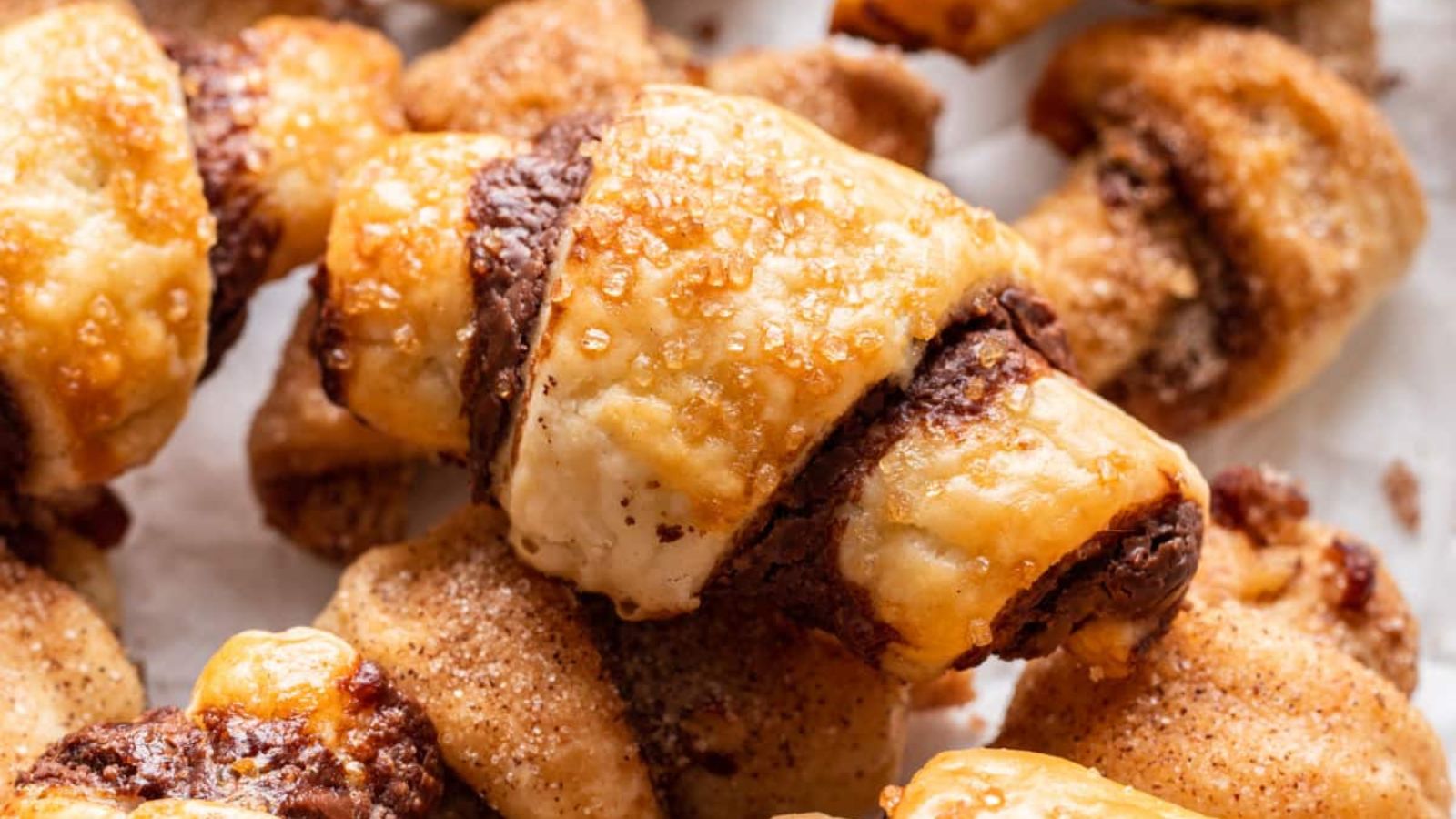 Rugalech with nutella.