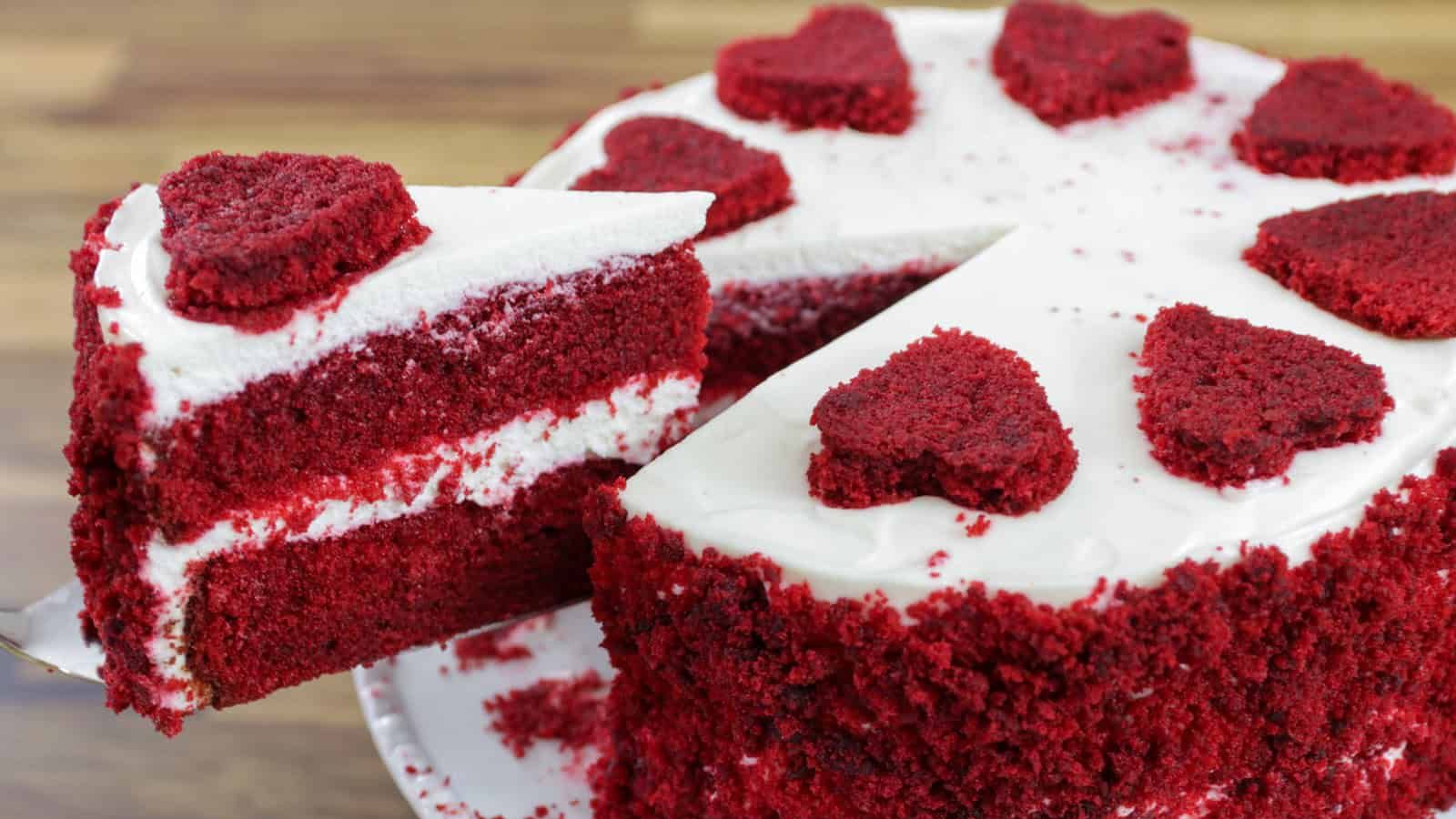 Red velvet cake.