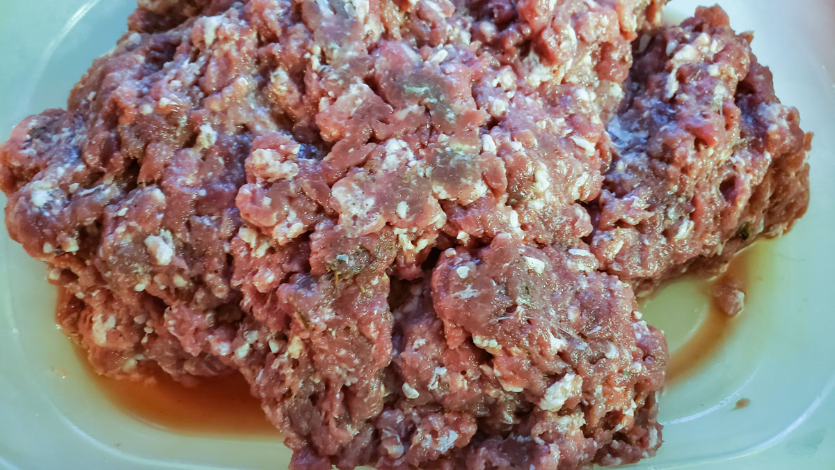 Sausage after cooling overnight.