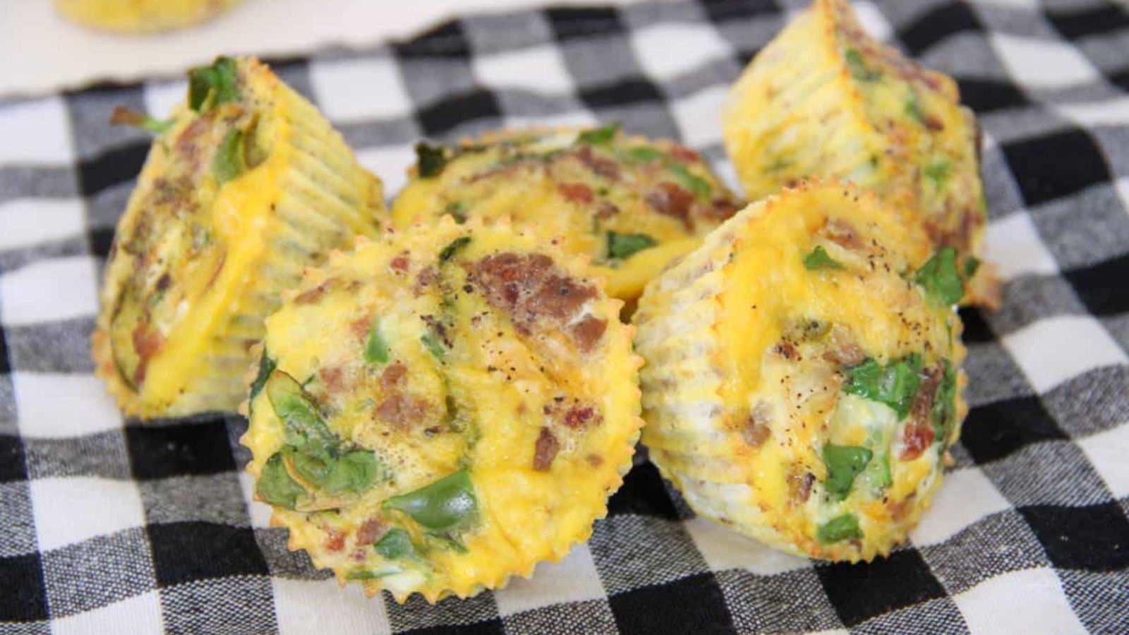 Egg bites close up shot.