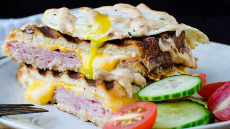 Grilled cheese close up shot.