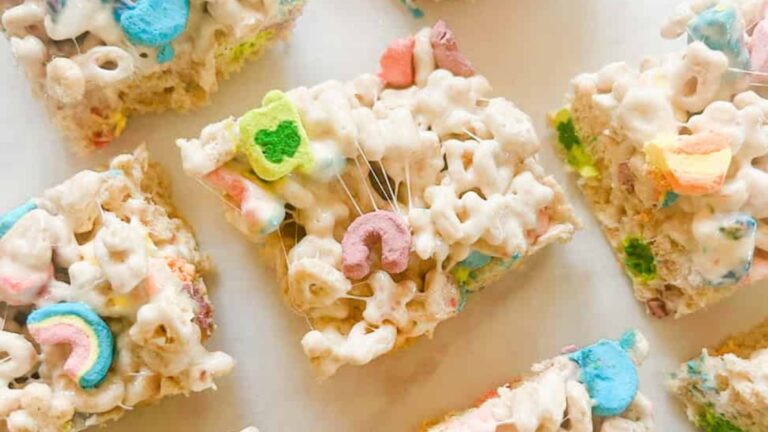 Rice krispies on a plate.