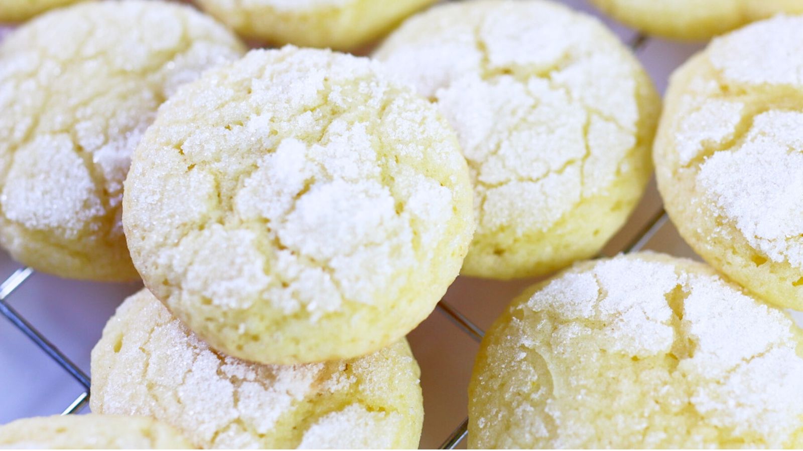 Sugar cookies close up shot.