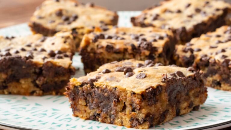 6 monkey brownies on a plate.