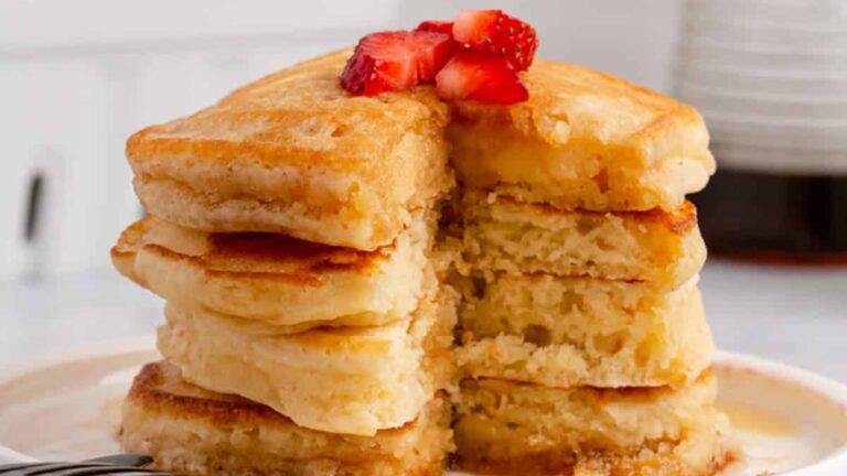 Stack of pancakes.