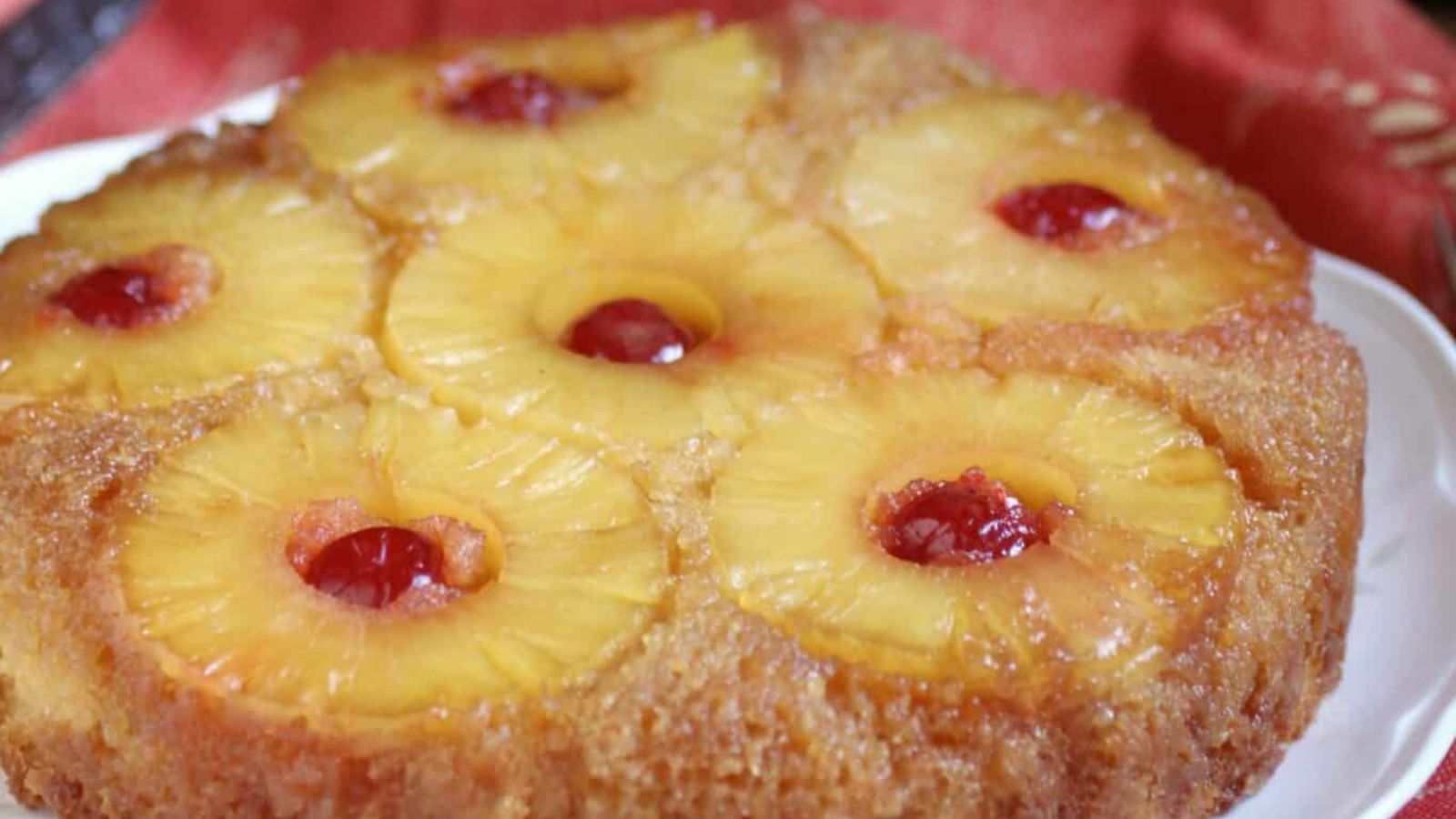 Pineapple upside down cake.
