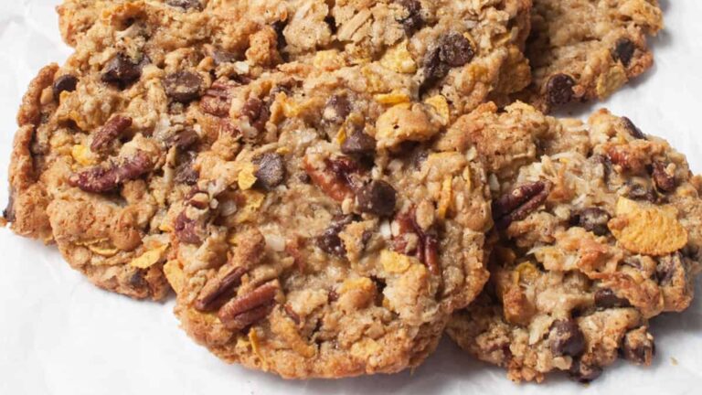 Hobo cookie close up shot.