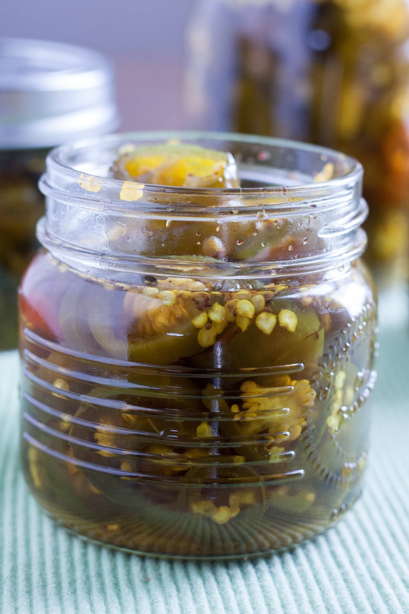whole jar of candied jalapenos